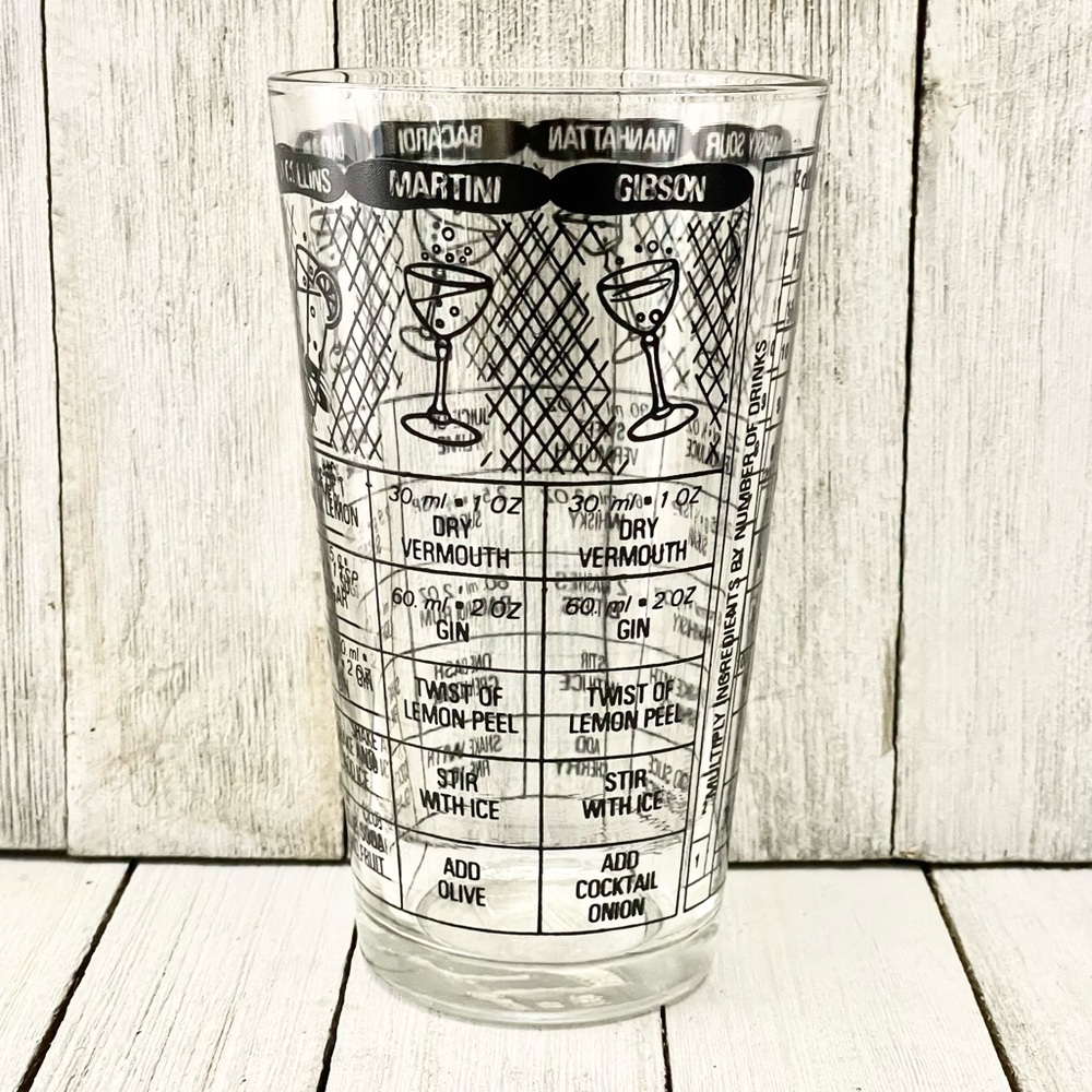IRVINWARE Vintage Bar Cocktail Mixing Glass Tumbler
